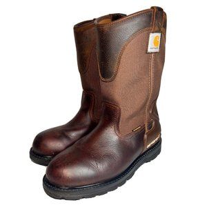 Carhartt CMP1100 11-Inch Soft Toe Wellington Boot Size 9.5 Wide ASTM F2892-11 EH